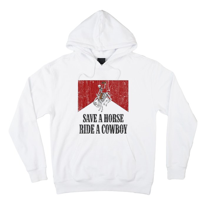 Western Cowboy Skeleton Ride into the Country Hoodie