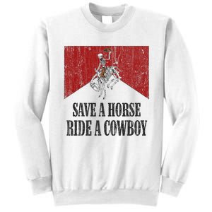 Western Cowboy Skeleton Ride into the Country Sweatshirt