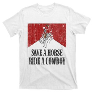 Western Cowboy Skeleton Ride into the Country T-Shirt