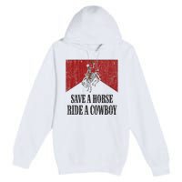 Western Cowboy Skeleton Ride into the Country Premium Pullover Hoodie