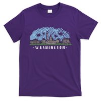 Washington Cartoon Style Illustration T-Shirt