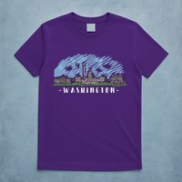 Washington Cartoon Style Illustration T-Shirt