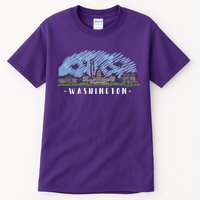 Washington Cartoon Style Illustration Tall T-Shirt