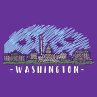 Washington Cartoon Style Illustration Tall T-Shirt