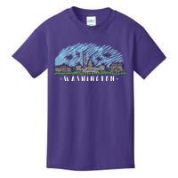 Washington Cartoon Style Illustration Kids T-Shirt