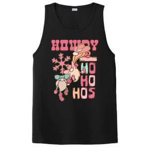 Western Christmas Santa Pink Christmas Howdy Ho Ho Hos Gift PosiCharge Competitor Tank