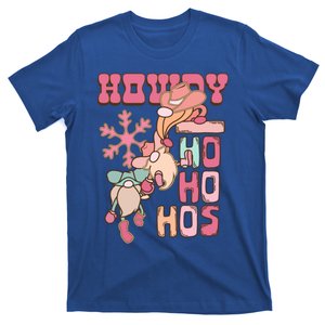 Western Christmas Santa Pink Christmas Howdy Ho Ho Hos Gift T-Shirt