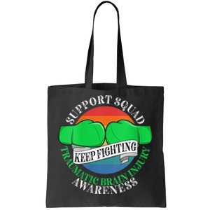 Wo Cancer Support Awareness Squad I TBI Traumatic Brain Injury Tote Bag