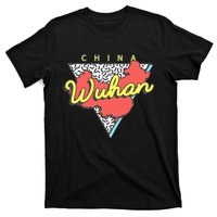 Wuhan China Souvenirs Vintage Retro Triangle T-Shirt