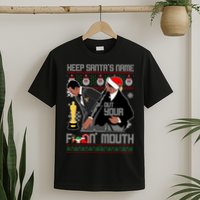 Will Chris Slap Award Show Keep Santa's Name Out Your Mouth Ugly Christmas T-Shirt