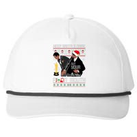 Will Chris Slap Award Show Keep Santa's Name Out Your Mouth Ugly Christmas Snapback Five-Panel Rope Hat