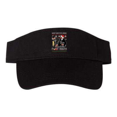 Will Chris Slap Award Show Keep Santa's Name Out Your Mouth Ugly Christmas Visor
