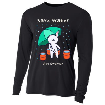 Water Conservation: Save Water Act Smarter Ecocool Giftconscious Gift Cooling Performance Long Sleeve Crew