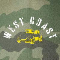 WEST COAST SUMMER BUGGIN' West Coast Best Coast Legacy Tie Dye Trucker Hat