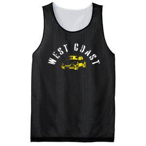 WEST COAST SUMMER BUGGIN' West Coast Best Coast Mesh Reversible Basketball Jersey Tank