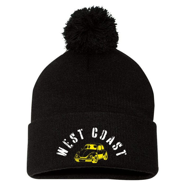 WEST COAST SUMMER BUGGIN' West Coast Best Coast Pom Pom 12in Knit Beanie