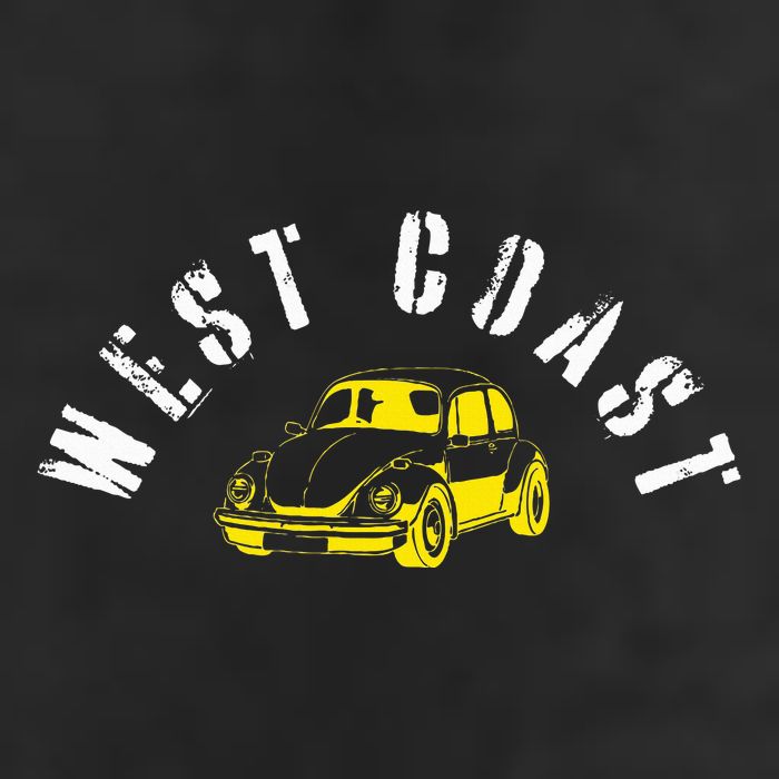 WEST COAST SUMMER BUGGIN' West Coast Best Coast Golf Towel