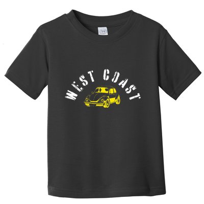 WEST COAST SUMMER BUGGIN' West Coast Best Coast Toddler T-Shirt