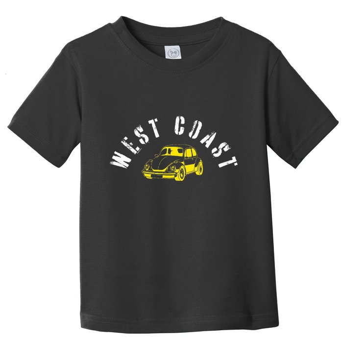 WEST COAST SUMMER BUGGIN' West Coast Best Coast Toddler T-Shirt