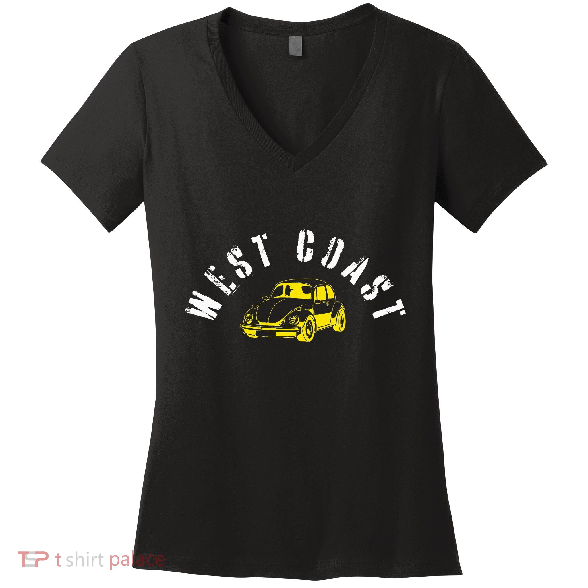 WEST COAST SUMMER BUGGIN' West Coast Best Coast Women's V-Neck T-Shirt