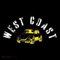 WEST COAST SUMMER BUGGIN' West Coast Best Coast Women's V-Neck T-Shirt