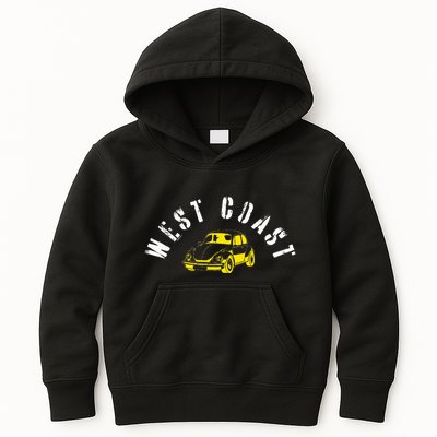 WEST COAST SUMMER BUGGIN' West Coast Best Coast Kids Hoodie