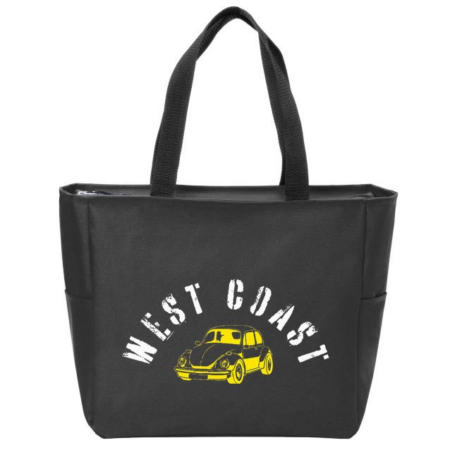 WEST COAST SUMMER BUGGIN' West Coast Best Coast Zip Tote Bag