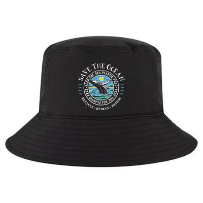 Whale Conservation Save The Ocean Humpback Whale Lover Cool Comfort Performance Bucket Hat