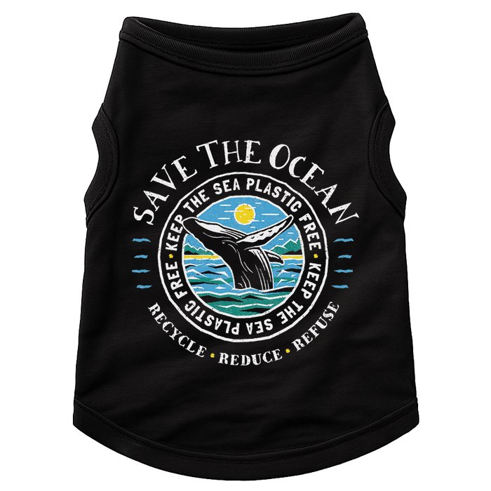 Whale Conservation Save The Ocean Humpback Whale Lover Doggie Tank
