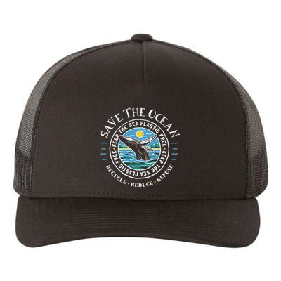 Whale Conservation Save The Ocean Humpback Whale Lover Yupoong Adult 5-Panel Trucker Hat