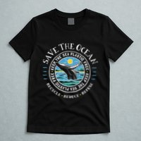 Whale Conservation Save The Ocean Humpback Whale Lover T-Shirt