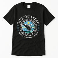 Whale Conservation Save The Ocean Humpback Whale Lover Tall T-Shirt