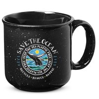 Whale Conservation Save The Ocean Humpback Whale Lover 15oz Campfire Ceramic Mug