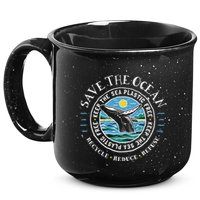 Whale Conservation Save The Ocean Humpback Whale Lover 15oz Campfire Ceramic Mug
