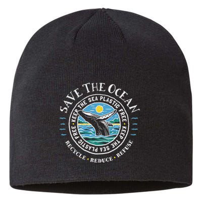 Whale Conservation Save The Ocean Humpback Whale Lover Sustainable Beanie