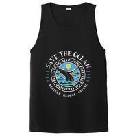 Whale Conservation Save The Ocean Humpback Whale Lover PosiCharge Competitor Tank