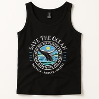Whale Conservation Save The Ocean Humpback Whale Lover Tank Top