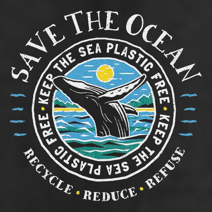 Whale Conservation Save The Ocean Humpback Whale Lover Golf Towel
