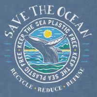 Whale Conservation Save The Ocean Humpback Whale Lover Garment-Dyed Sweatshirt