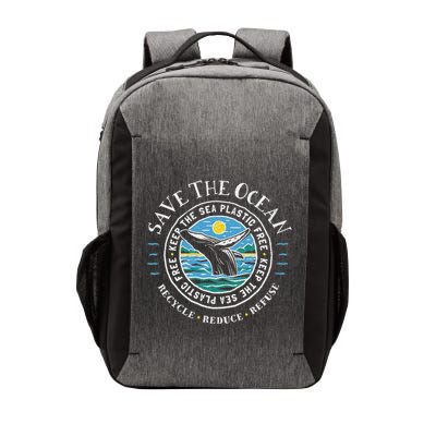 Whale Conservation Save The Ocean Humpback Whale Lover Vector Backpack
