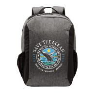 Whale Conservation Save The Ocean Humpback Whale Lover Vector Backpack