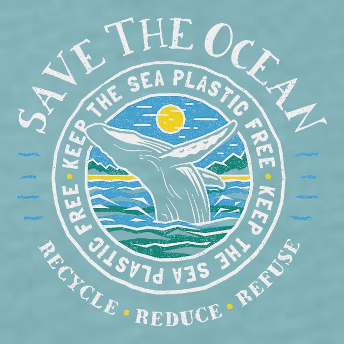 Whale Conservation Save The Ocean Humpback Whale Lover Sueded Cloud Jersey T-Shirt