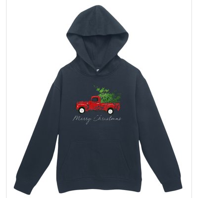 Wagon Christmas Tree On Car Xmas Vacation Urban Pullover Hoodie