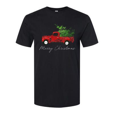 Wagon Christmas Tree On Car Xmas Vacation Softstyle CVC T-Shirt