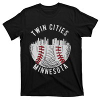 Womens Cool Twin Cities Minnesota MN Baseball Skyline St. Paul MPLS T-Shirt