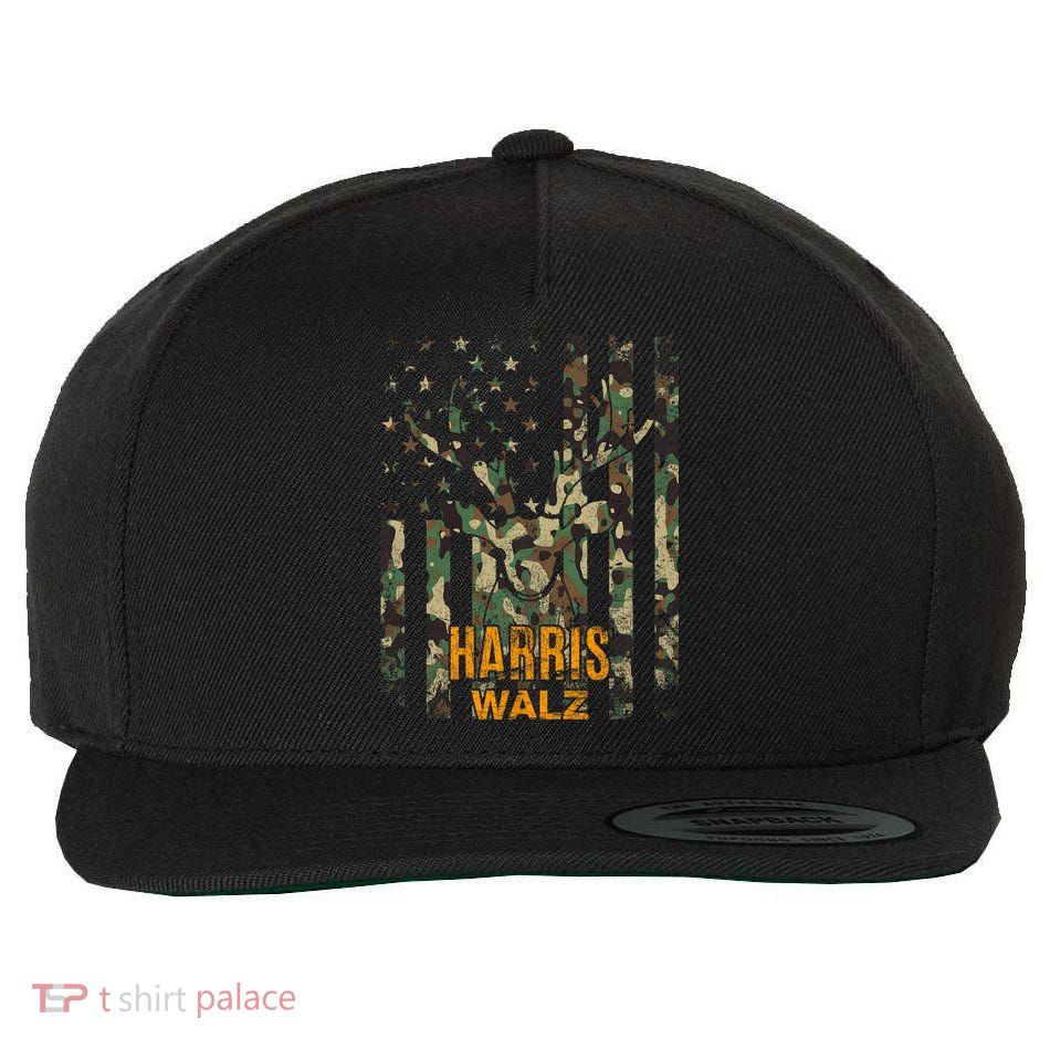Walz Camo Tim Walz Camo Harris Walz 2024 Tim Waltz Camo Wool Snapback Cap