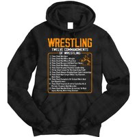 Wrestling Coach Team Humor Wrestling Sport Lover Enthusiast Tie Dye Hoodie