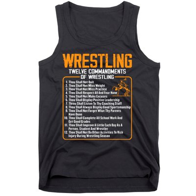 Wrestling Coach Team Humor Wrestling Sport Lover Enthusiast Tank Top