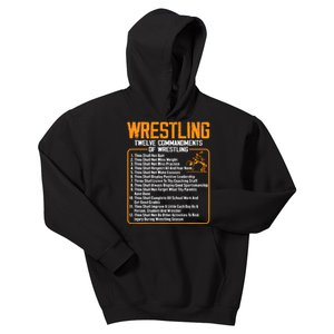 Wrestling Coach Team Humor Wrestling Sport Lover Enthusiast Kids Hoodie