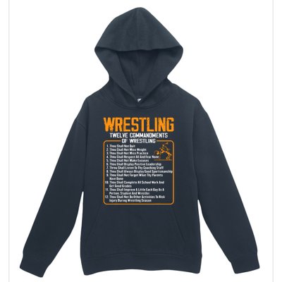 Wrestling Coach Team Humor Wrestling Sport Lover Enthusiast Urban Pullover Hoodie